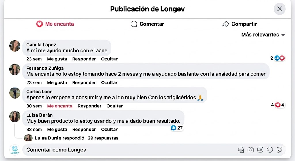 Nuevo producto Longev